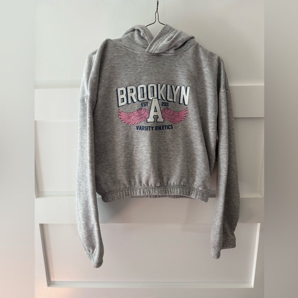 Refuge Gray Brooklyn Varsity Hoodie